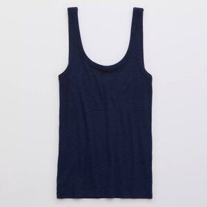 Aerie No BS Tank Top - Navy - Large